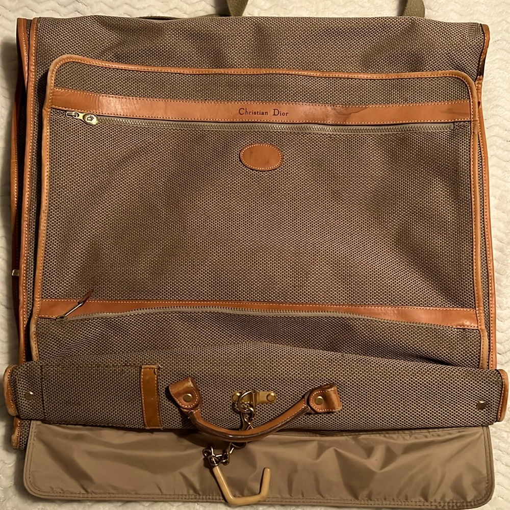 Christian Dior vintage garment luggage bag